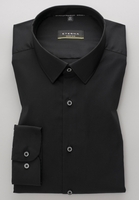 SUPER SLIM Performance Shirt in schwarz unifarben