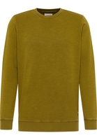 Sweatpullover in olive unifarben
