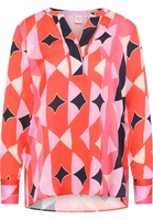 Tunika in pink bedruckt