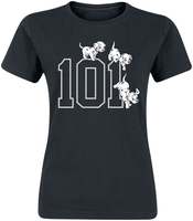 101 Dalmatians - 101 Dalmatiner - T-shirt - Vrouwen - zwart