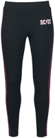 AC/DC - Amplified Collection - Ladies Cotton Taped Yoga Leggings - Leggings - Vrouwen - zwart