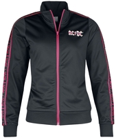 AC/DC - Amplified Collection - Ladies Taped Tricot Track Top - Trainingsjas - Vrouwen - zwart
