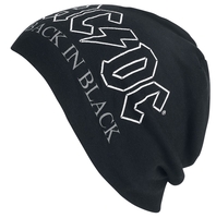 AC/DC - Back In Black - Light Beanie - Beanie - Unisex - zwart