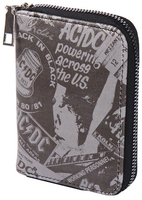 AC/DC - Back in Black - Portemonnee - Unisex - zwart grijs