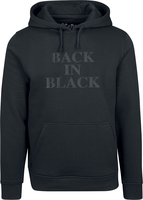 AC/DC - Back in Black - Trui met capuchon - Mannen - zwart