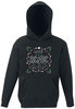 AC/DC - Christmas Circle - Trui met capuchon - Unisex - zwart
