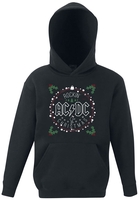AC/DC - Christmas Circle - Trui met capuchon - Unisex - zwart
