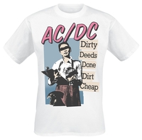 AC/DC - Dirty deeds done dirt cheap - T-shirt - Mannen - wit