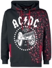 AC/DC - EMP Signature Collection - Trui met capuchon - Mannen - zwart rood