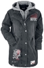 AC/DC - EMP Signature Collection - Winterjas - Vrouwen - zwart grijs