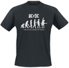 AC/DC - Evolution Of Rock - T-shirt - Mannen - zwart
