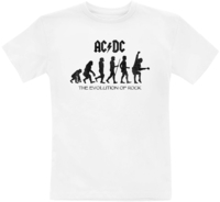 AC/DC - Evolution Of Rock - T-shirt - Unisex - wit