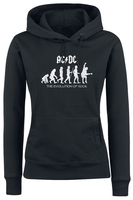 AC/DC - Evolution Of Rock - Trui met capuchon - Vrouwen - zwart