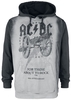 AC/DC - For Those About To Rock 40th Anniversary - Trui met capuchon - Mannen - grijs zwart