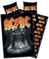 AC/DC - Hells Bells - Beddengoed - Unisex - zwart geel