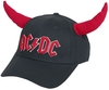 AC/DC - Hells Bells - mit Hörnern - Cap - Unisex - zwart rood