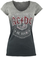 AC/DC - Let There Be Rock - T-shirt - Vrouwen - grijs donkergrijs