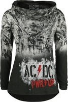 AC/DC - PWR Paint Logo - Shirt met lange mouwen - Vrouwen - zwart