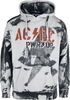 AC/DC - PWR Painted - Trui met capuchon - Mannen - oud wit grijs
