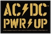 AC/DC - PWR Up - Patch - Unisex - zwart geel