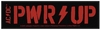 AC/DC - PWR Up - Patch - Unisex - zwart rood