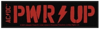 AC/DC - PWR Up - Patch - Unisex - zwart rood