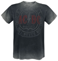 AC/DC - Rock & Roll - Will Never Die - T-shirt - Mannen - donkergrijs
