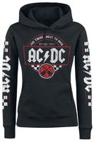 AC/DC - Rock Race - Trui met capuchon - Vrouwen - zwart
