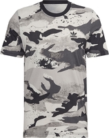 Adidas - Camo Aop Tee - T-shirt - Mannen - zwart grijs wit