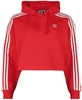 Adidas - Short Hoodie - Trui met capuchon - Vrouwen - rood