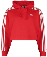Adidas - Short Hoodie - Trui met capuchon - Vrouwen - rood