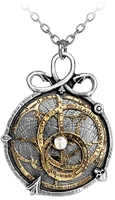 Alchemy Gothic - Anguistralobe - Halsketting - Vrouwen - zilverkleurig