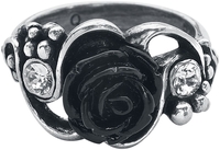 Alchemy Gothic - Bacchanal Rose Ring - Ring - Vrouwen - zilverkleurig