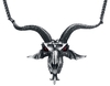 Alchemy Gothic - Baphometica Pendant - Halsketting - Unisex - zilverkleurig