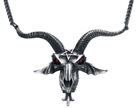 Alchemy Gothic - Baphometica Pendant - Halsketting - Unisex - zilverkleurig
