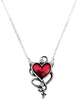 Alchemy Gothic - Devil Heart - Halsketting - Vrouwen - zilverkleurig