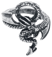 Alchemy Gothic - Dragons Lure - Ring - Vrouwen - zilverkleurig
