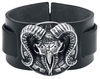 Alchemy Gothic - Gears Of Aiwass - Lederen armband - Mannen - zwart