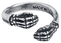 Alchemy Gothic - Last Embrace - Ring - Vrouwen - zilverkleurig