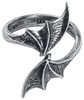 Alchemy Gothic - Night with the Goethe Ring - Ring - Vrouwen - zilverkleurig