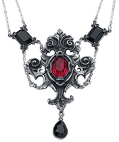 Alchemy Gothic - Queen Of The Night - Halsketting - Vrouwen - zilverkleurig