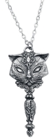 Alchemy Gothic - Sacred Cat Vanity - Halsketting - Vrouwen - zilverkleurig