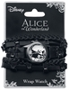 Alice in Wonderland - Flower Alice - Polshorloges - Vrouwen - zwart
