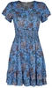 Alice in Wonderland - Rosegarden - Medium-lengte jurk - Vrouwen - multicolor