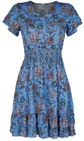 Alice in Wonderland - Rosegarden - Medium-lengte jurk - Vrouwen - multicolor