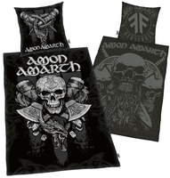 Amon Amarth - Berserker - Beddengoed - Unisex - zwart grijs