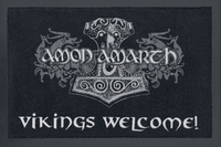 Amon Amarth - Vikings Welcome! - Deurmat - Unisex - zwart