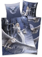 Anne Stokes - Mystic Owl - Beddengoed - Unisex - meerkleurig