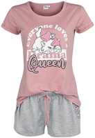 Aristocats - Marie - Drama Queen - Pyjama - Vrouwen - felroze wit