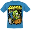 Asking Alexandria - Monster - T-shirt - Mannen - blauw